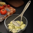 thumbnail image 4 of Machacador de patatas de silicona con mango ergonómico, resistente al calor, para patatas, aguacates, calabazas, frutas y verduras de colores., 4 of 7