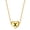 Gold Gemini, variant on Women's Heart 12 Constellation Pendant Necklace Stainless Steel Birth Star Sign Pendant Chain Jewelry Gold Scorpio