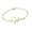 Gold Plated (Sterling Silver), variant on PicturesOnGold Custom Name Anklets for Women in 14K White Gold Personalized Ankle Bracelet Jewelry With Any Name or Word