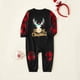 thumbnail image 5 of Conjuntos de pijamas a juego para toda la familia, pijamas con estampado de astas y letras navideñas a cuadros para la familia (resistentes al fuego), 5 of 5