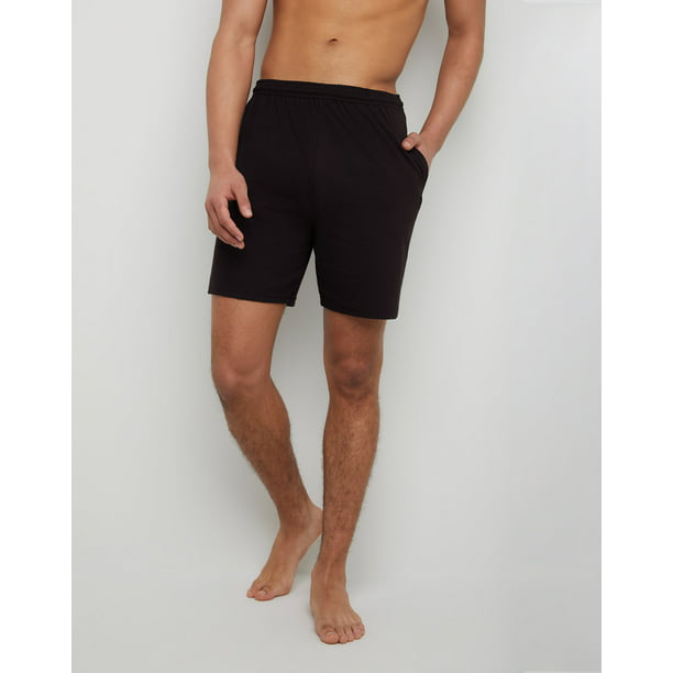 Hanes Essentials Men’s Cotton Shorts With Pockets, 7.5