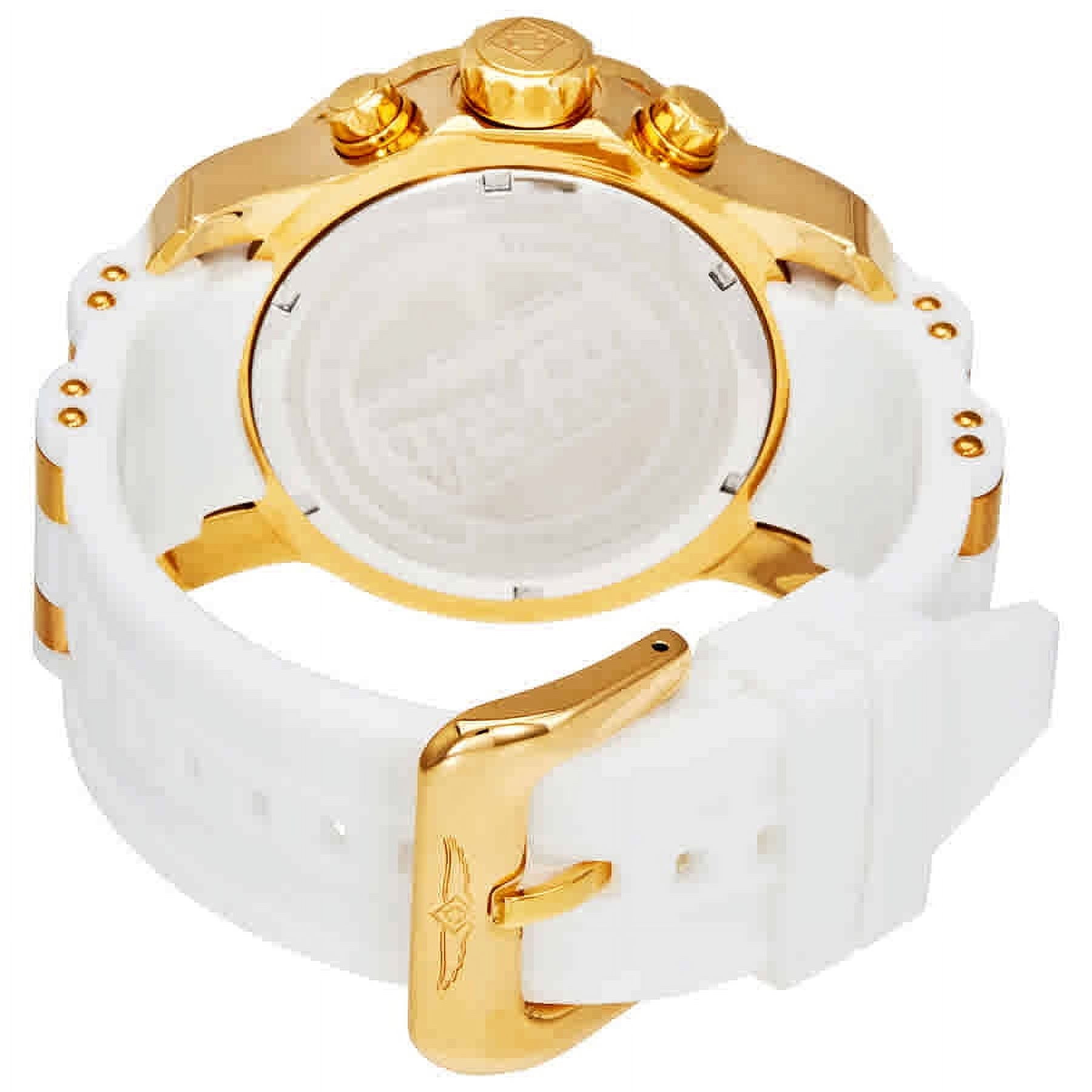 Invicta Men's Pro Diver Chronograph Mother of Pearl Polyurethane Watch 20288