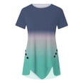 thumbnail image 4 of Womens Clearance under $10 2025 Clearance! asdoklhq Womens Plus Size Clearance,Women Short Sleeve T-Shirt Round Neck Blouses, 4 of 5