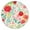 Pioneer Flower Floral-3, variant on Pioneer Flower Floral Print Pattern Round Fitted Tablecloth with Elastic Edge,Dining Table Cover Waterproof,Outdoor Round Tablecloth for Camping,Dining,Indoor and Outdoor