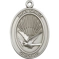 thumbnail image 2 of Antique Silver Holy Spirit Keychain, 2 of 4