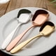 thumbnail image 2 of 6 Piezas / Juego de Cucharas Planas de Acero Inoxidable Sopa de Plata China Café Té Cena Conjuntos de Cuchara de Oro Accesorios de Cocina-Oro, 2 of 5