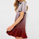 thumbnail image 1 of WILLBEST Vestidos para Mujer Verano Vestido Casual de Mujer Manga Corta Dobladillo Acampanado Vacaciones Uso Diario Básico Degradado Verano Primavera Otoño Atuendo Grande​​, 1 of 3