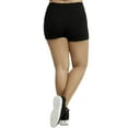thumbnail image 2 of Women Athletic Workout Biker Yoga Rugging Jogging Legging Shorts Tights 12" Length Plus Size, 2 of 4
