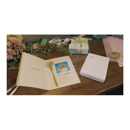 Canon - SELPHY Square QX10 Wireless Photo Printer - White