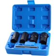 TRAHOO5Piece 1/2 Inch Drive Twist Socket Set,Lug Nut Remover Tool