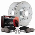 thumbnail image 3 of PowerStop Front Z23 Evolution Sport Carbon-Fiber Ceramic Brake Pad and Drilled & Slotted Rotor Kit Fits: JEEP Select Models K3097, 3 of 8