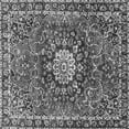 thumbnail image 1 of Ahgly Company Indoor Square Medallion Gray Traditional Area Rugs, 3' Square, 1 of 1