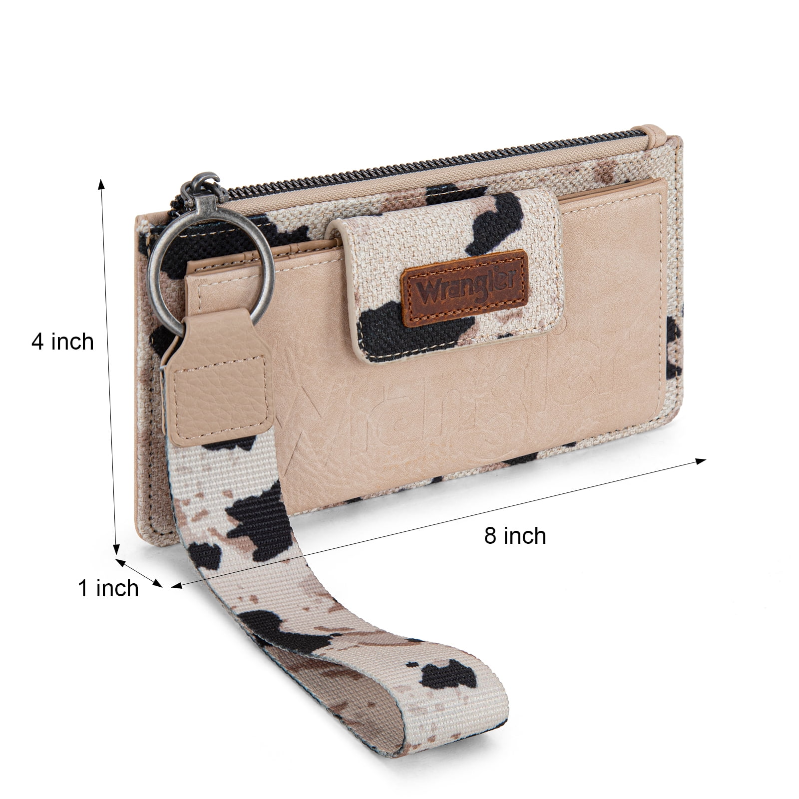 Wrangler Purses for Women Western Clutch Purse Rfid Wallet Womens, Tan