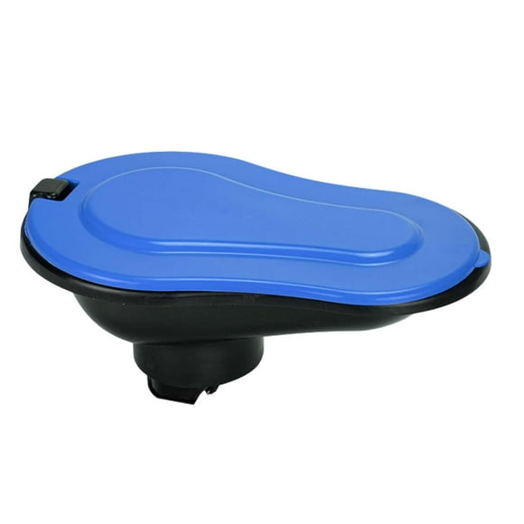 Portable Toilet Camping Toilet Squatting Pan Movable Composting Toilet Temporary Blue