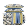 thumbnail image 5 of Waverly Imperial Dress 4-Piece 100% Cotton Comforter Set - King Porcelain, with 2 Shams & 1 Bedskirt, 5 of 5
