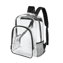 ccocc Clear Backpack, Stylish PVC School Bag for Men, Large Capacity Backpack, Waterproof and Durable