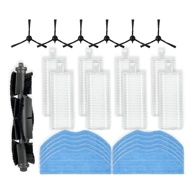 For VCR 4230, VCR 6230, VCR 7230 Robot Vacuum Cleaner Main Side Brush Hepa Filter Mop Cloth Replacement Parts