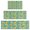 Yellow Lemon Fruit-2, variant on Yellow Lemon Fruit Branches White Pattern Kitchen Rugs Sets Of 3,Kitchen Runner Rugs Non Skid Washable,Decorative Kitchen Floor Mats for Kitchen,Sink,Laundry,17"x30" 17"x47" 17"x59"