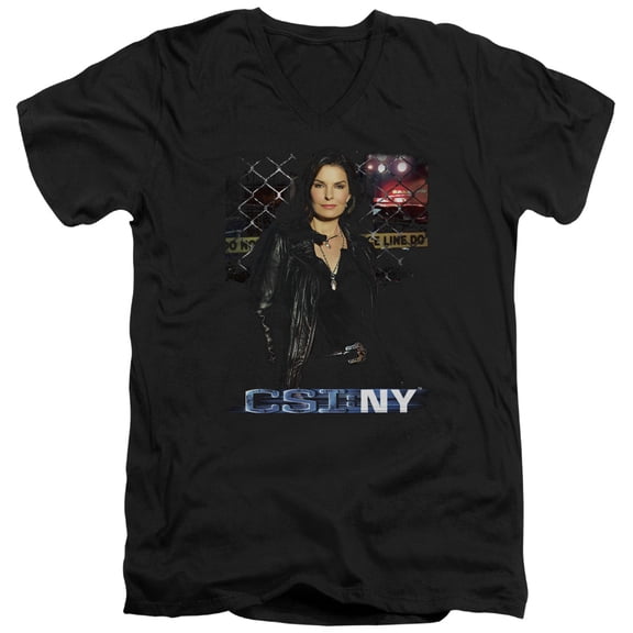 Csi Ny - Jo - Slim Fit V Neck Shirt - Large