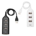 thumbnail image 4 of USB Hub 5Mbps Adaptador Multi USB 2.0 Alta Velocidad Divisor 4 Puertos (Negro), 4 of 6