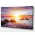 thumbnail image 2 of Evening Sun Over Moeraki Boulders, 2 of 3