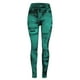 thumbnail image 3 of Gibobby Running Pantalones deportivos Yoga Pantalones para mujer Pantalones de yoga para colores Pantalones para nueve minutos paralgados altamente elásticos（Verde， XL), 3 of 5