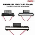 thumbnail image 6 of 5 Core Keyboard Stand Z Style Height Adjustable Sturdy Piano Riser Lift Holder Stands PINK, 6 of 6