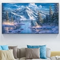 thumbnail image 5 of JYLMOOD Snow Mountain Large Diamond Painting Kits with Full Accessories for Adults 70x40cm, craft Kits for Home Office Wall Decro, 5 of 8