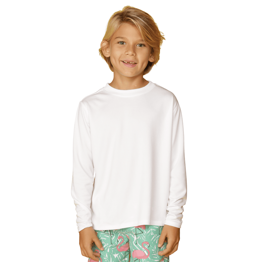 InGear Ingear Boys' Swim Shirt UPF Boys sun shirts Boys' Long Sleeve