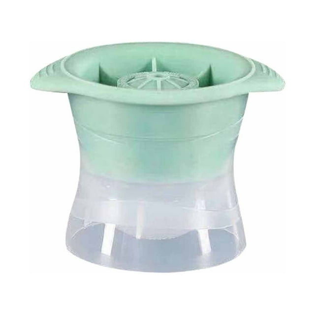 Xihbxyly Máquina para Hacer Hielo de Whisky, Cubitos de Hielo Esféricos Grandes, de Fusión Lenta para Mantener El Frío Por Más Tiempo, Ideal para Cócteles y Bebidas, Tapa a Presión para Apilar, Apto