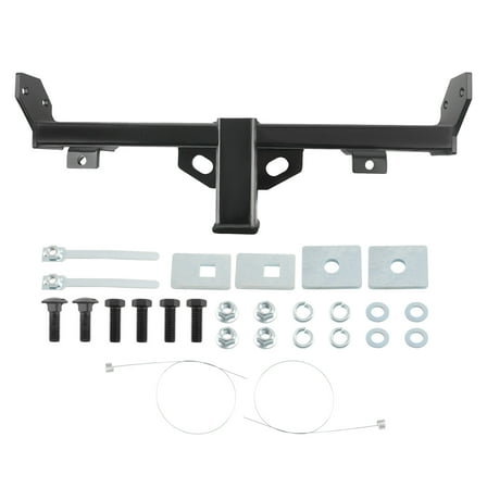 Maxpeedingrods 2" Front Towing Trailer Hitch Receiver w/ Bolts Kit for Jeep Wrangler 2007-2017