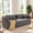 Gray, variant on 86" Chenille Boneless Couch with Pillows, Curved Cloud Sofa for Living Room Apartment, Orange