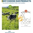 thumbnail image 5 of M optimized Cattle Farm Fence, 6FTx328FT Galvanized Wire Fencing Zinc Coating Wire Fencing, for Goat Deer Yard Livestock Animals Protection, 5 of 6