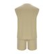 thumbnail image 3 of Mens Casual Pantalones de Moda Sólido sin Mangas Blusa sin Capucha Y Pantalones Traje Conjunto, Poliéster, 3 of 6