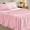 Pink, variant on Sasttie Queen Size Sheets Set Brushed Microfiber, 4 Piece Sheet Set Upto 16 Inches Deep Pocket Bedding Sheets & Pillowcases - Grey
