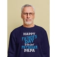 thumbnail image 2 of Father's Day To A Physician Papa Sweatshirt Men -Image by Shutterstock, Male Large, 2 of 4