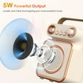thumbnail image 3 of Qoosea Karaoke Machine for Kids with 2 Wireless Microphones, Portable Bluetooth Speaker, Mini Karaoke Machine, Gifts for Birthday Christmas, 3 of 8