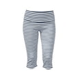 thumbnail image 6 of StSilkitty Capri Leggings for Women Striped High Waisted Stretch Cropped Yoga Pants Lightweight Breathable Casual Capris, 6 of 7