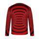 thumbnail image 5 of Blusas y camisas de manga larga con cuello redondo para hombre, blusa informal de manga larga con cuello redondo y estampado., 5 of 5