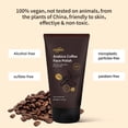 thumbnail image 5 of Exfoliante facial de café, exfoliante vegano para una piel suave y radiante, combate los puntos negros, los poros dilatados, las arrugas y las líneas finas, 150 ml, 5 of 5