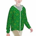 thumbnail image 2 of Cauagu St Patrick's Day5 Print Sun Protection Jacket for Teen,Full-Zipper Long Sleeve Sun Shirts with Pockets UV Hoodie Shirts Outdoor Athletic Jacket-Large, 2 of 7