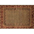 thumbnail image 1 of Ahgly Company Machine Washable Indoor Rectangle Oriental Brown Industrial Area Rugs, 5' x 8', 1 of 4