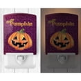 thumbnail image 2 of Caroline's Treasures SB3017CNL Hello Pumpkin Halloween Ceramic Night Light, 6x4x3", multicolor, 2 of 2