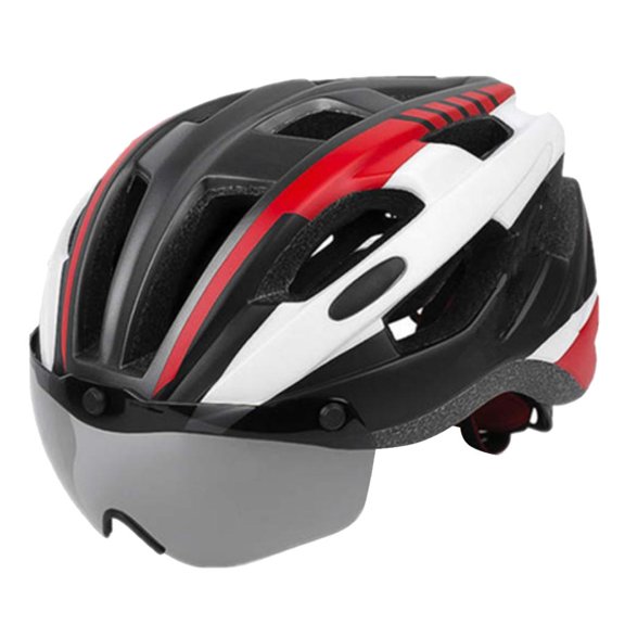 Casco Ultraligero Ajustable para Mujer, Hombre, Casco de Bicicleta de Carretera, Casco de Protección - Rojo