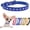 Dark Blue, variant on Dog Collar with Rhinestone, Girl Bling Cat Collars Diamond Puppy Collars Sparkly Crystal Glitter Jewel Adjustable for