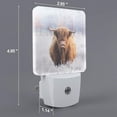 Xecao Cow for Night Light a Wallmounted LED Fixture with A Duskto