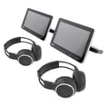 thumbnail image 2 of Pyle Portable 9.4" Car Headrest DVD TV Player with Wireless Headphones (2 Pack), 2 of 7