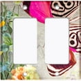 thumbnail image 6 of Metal Light Switch Plate Cover Floral Nature Butterfly Scripture Damask BUT036, 6 of 13