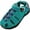Teal/Purple, variant on Norty Unisex Toddler Boys Girls Athletic Outdoor Summer Closed Toe Sandals