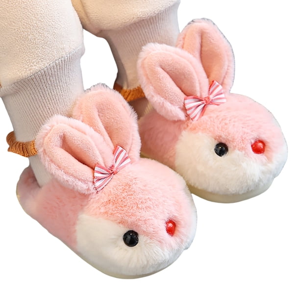 Casa Mullidas para Pantuflas Conejo Felpa Antideslizantes Lindas Otoño E Invierno